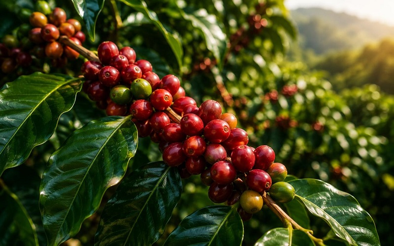 Plantação de café atendida pelas soluções agrícolas da Cancian Fertilizantes